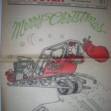 NATIONAL DRAGSTER  DECEMBER 20th,1968