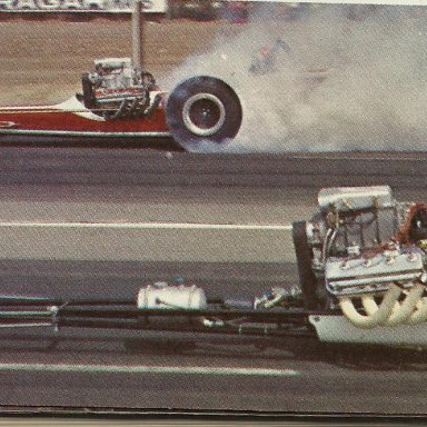 Picture of drag cars