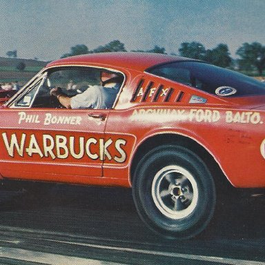 Picture of drag cars