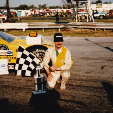 Victory Lane, Sandusky Cavalcade 50 Lap, Sep 27, 1987