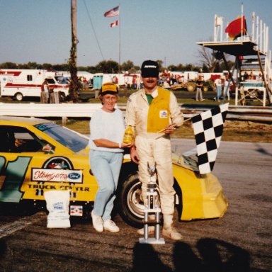 Victory Lane, Sandusky Cavalcade 50 Lap, Sep 27, 1987