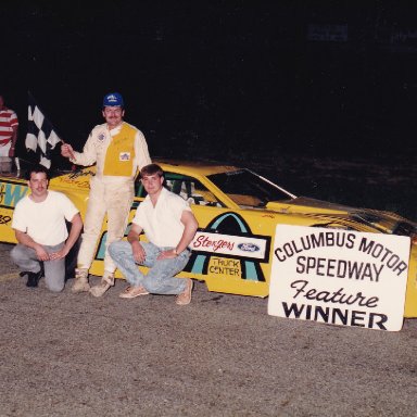 Feature Win (#155), Memorial Day Championship 75 Lap, Columbus Motor Speedway, May 29, 1988