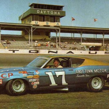 In the 1968Holman-Moody Ford Torino