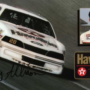 Davey Allison/Ranier-Lundy 1987 Ford Thunderbird