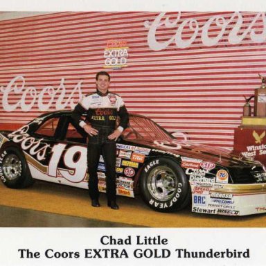 Chad Little.. Winnston Cup Series West 1987 Ford Thunderbird