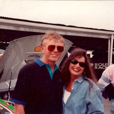 Joe Gibbs and Stacie