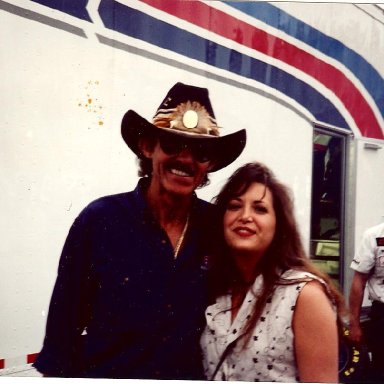 Richard Petty and Stacie