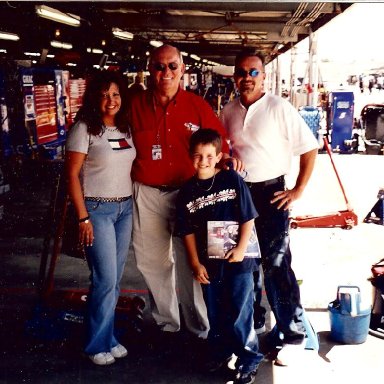 Stacie, Benny Parsons, Dylan, Russell