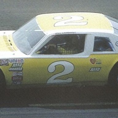 Dale Earnhardt drives the Mello Yellow Pontiac Ventura