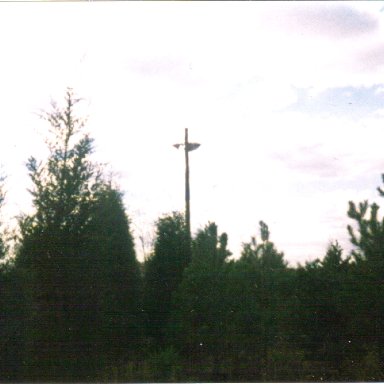 Light Post above Front Grandstand at Occoneechee Circa 1988