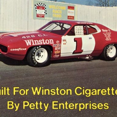 Winston Plymouth Show Car 1972 built by Petty