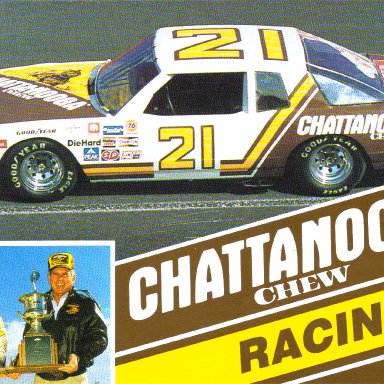 1988 #21 Larry Pearson Chattanooga Chew Monte Carlo