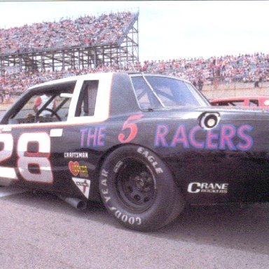 1981 #28 Bobby Allison The 5 Racers (Jim Stacy)