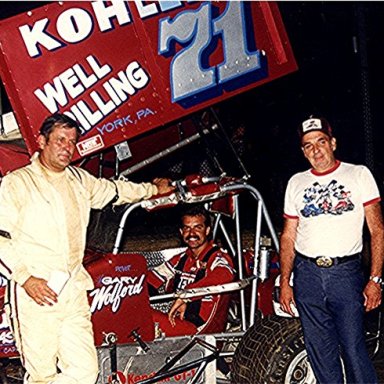 Gary wolford and Kyle Petty in a Sprinter