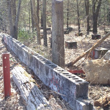 Front straightway wall/Columbia Speedway