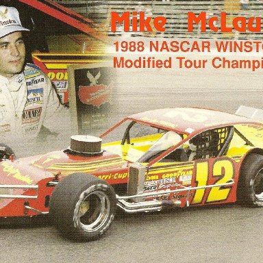 MIKE MCLAUGHLIN #12 1988 MODIFIED