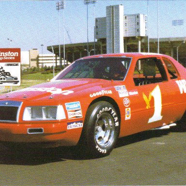 Winston Cup Series Thunderbird Show Car