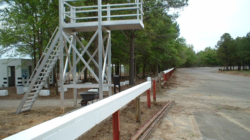 New Guard rail/Columbia Speedway Cleanup
