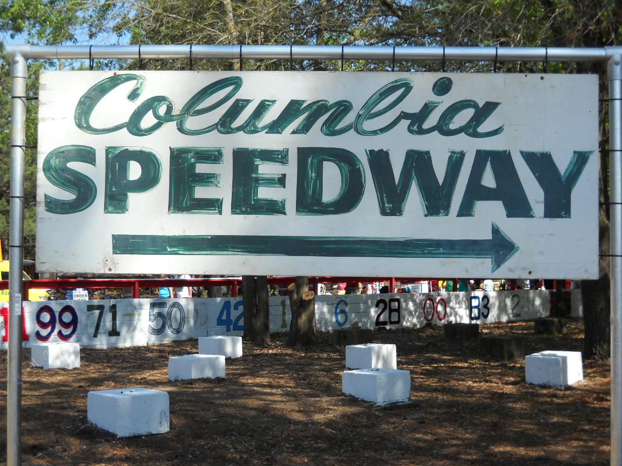 Columbia Speedway Sign Gallery Devin