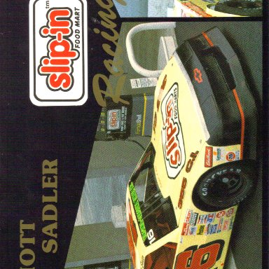 1990's #16 Elliott Sadler Slip In Late Model