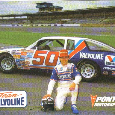 1987 #50 Greg Sacks Valvoline