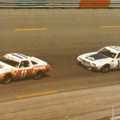Cale Yarborough and Bobby Isaac
