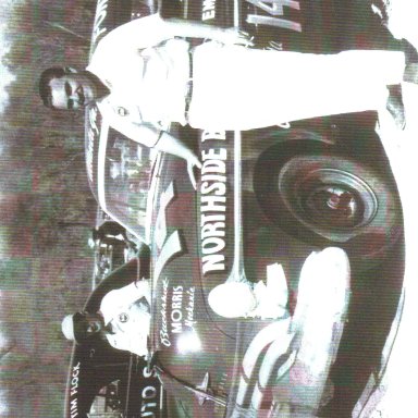 Tim Flock, Buckshot Morris & Fonty Flock at Occoneechee Speedway