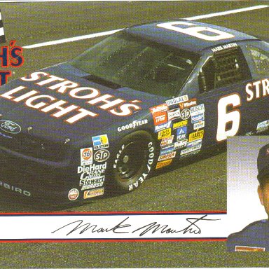 1989 #6 Mark Martin Strohs Light