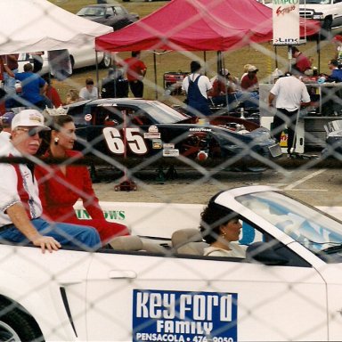 RED In The Grand Marshal Seat