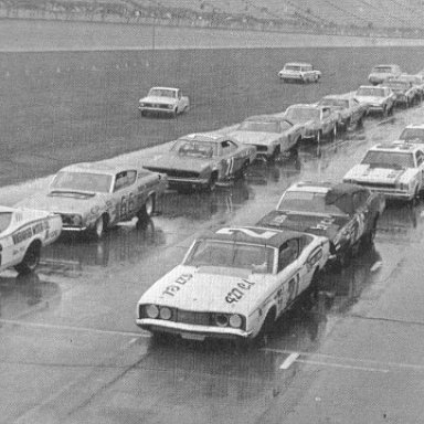 1968 Daytona first qualifying twin