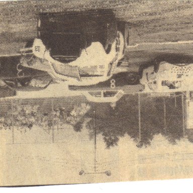 New Asheville speedway Hobby crash 1964