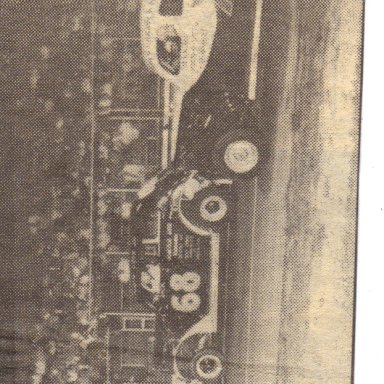 Dickie and Banjo at New Asheville Speedway 1963