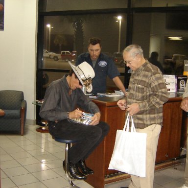 Richard Petty and Fan