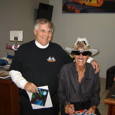 Tim Leeming and Richard Petty