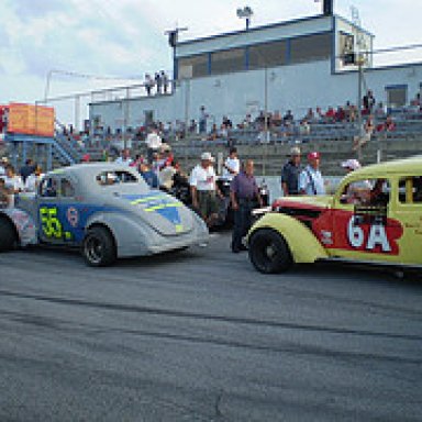 pre-race autograph signing