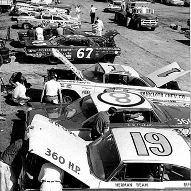 Daytona pits 1959