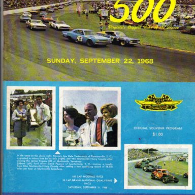 1968 Old Dominion 500