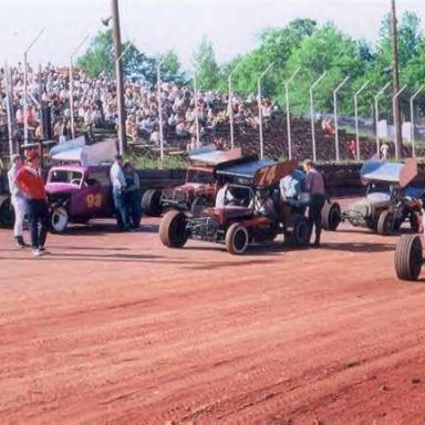 Supers & Skeeters at Athens Speedway in GA.