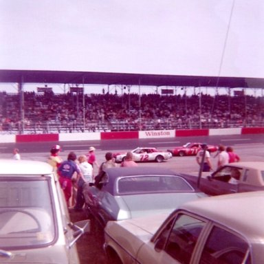 1976 Southern 500 Driver Introductions - Benny Parsons(72) & Dave Marcis(71)