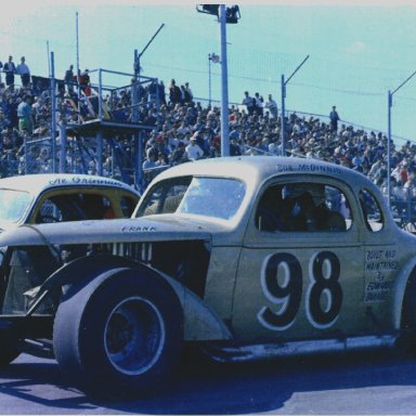 Bob McGinnis in the Frank Edwards coupe, this ones for Andy Towler