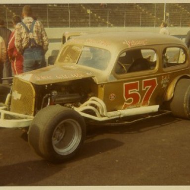 Johnny Bryant sedan at Martinsville, Walt Wimer photo