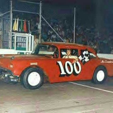 Darrell Waltrip in a 57 Chevy