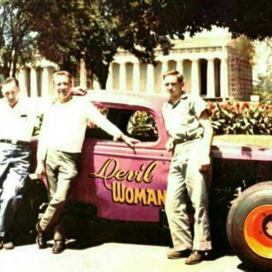 Marty & crew with the "Devil Woman" coupe