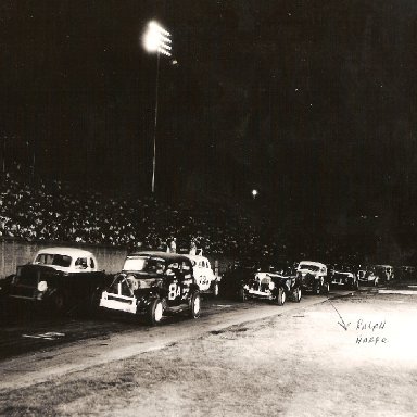 Ralph Harpe Bowman Gray 1955 starting fifth