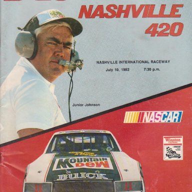 Nashville Raceway-Program