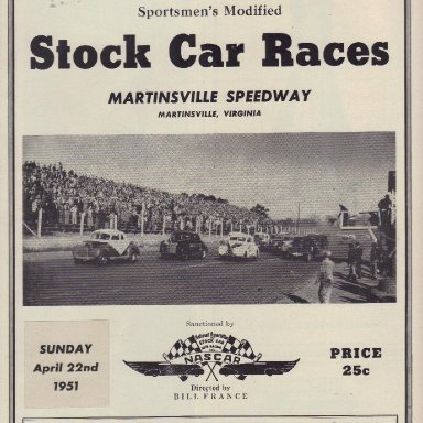 Martinsville Speedway 1951