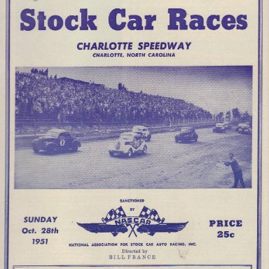 Charlotte Speedway 1951 #2