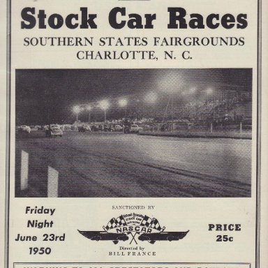 Southern States Fairgrounds Speedway 1950 #3