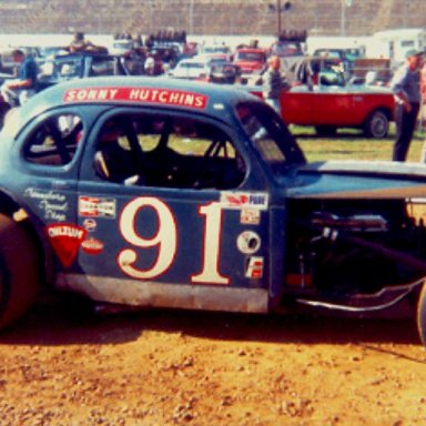 Sonny Huctnins, Donlavey coupe, Martinsville, Walt Wimer photo