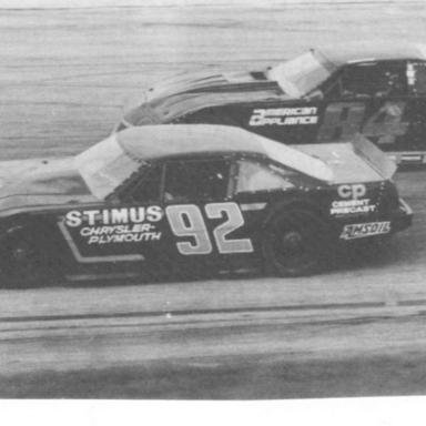 1988 Cracker 200 - Dick and Wayne Anderson battle side by side _Rick Battle Photo_